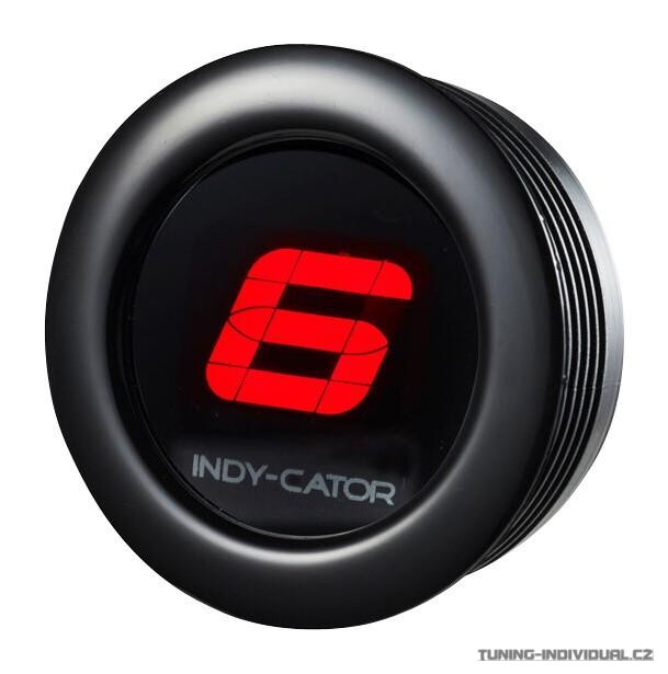 Gaslock Indy-Cator DASH, ukazatel rychlostn�ho stupn�, �ern�, 256barev, 52mm